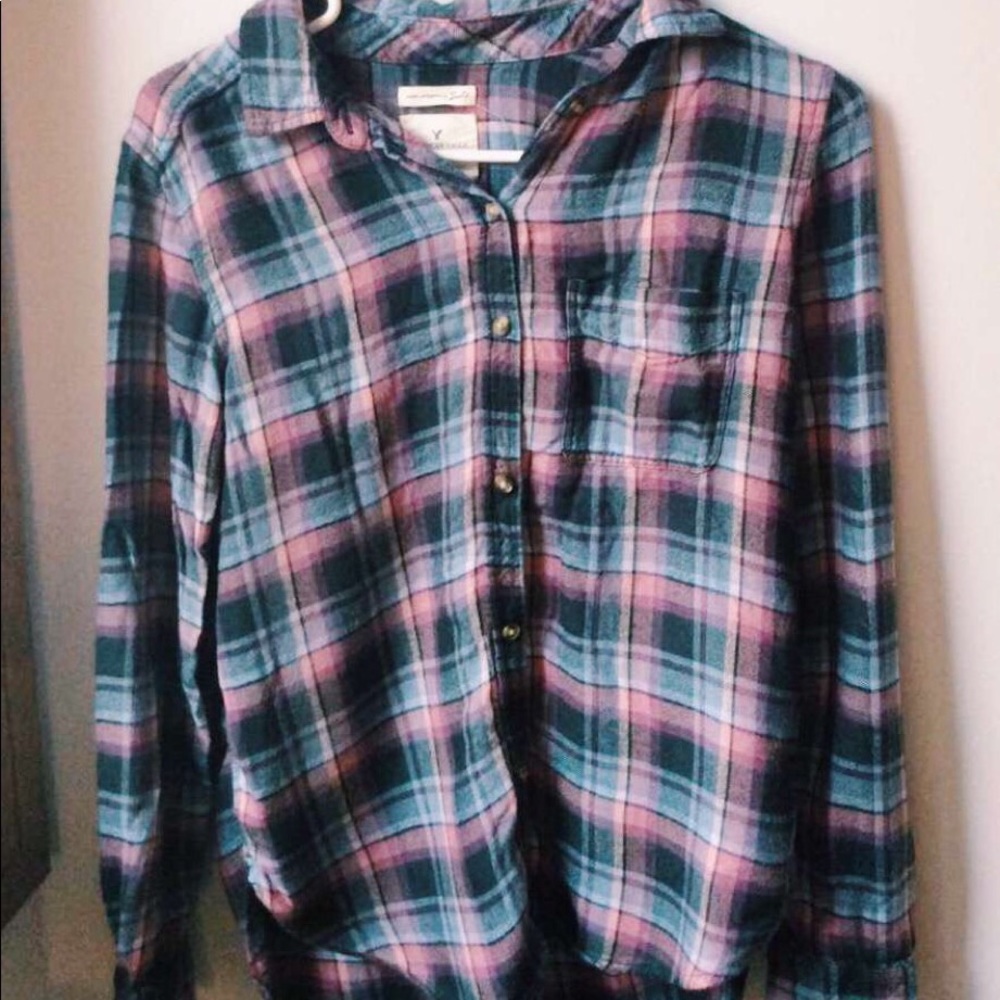 American Eagle so soft boyfriend fit flannel! :)